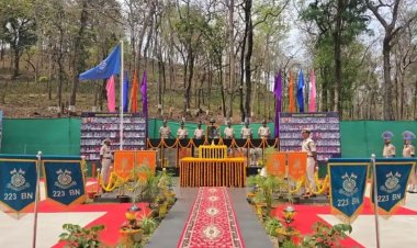 जहां गूंजी थीं गोलियां वहां गूंजा सम्मान : ताड़मेटला में सीआरपीएफ के महानिदेशक ने किया शहीद स्मारक का लोकार्पण