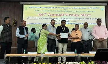 छत्तीसगढ़: IGKV रायपुर को मिला बेस्ट सोयाबीन रिसर्च सेंटर का राष्ट्रीय अवॉर्ड, हैदराबाद में टीम सम्मानित