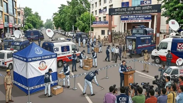 CGPSC भर्ती घोटाले में सीबीआई का एक्शन, भिलाई में रिटायर्ड आईएएस अधिकारी के घर पहुंची जांच एजेंसी
